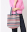 【マシンウォッシャブル・A4収納可】ランダムボーダーニットBAG