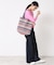 【マシンウォッシャブル・A4収納可】ランダムボーダーニットBAG