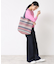【マシンウォッシャブル・A4収納可】ランダムボーダーニットBAG