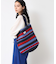 【マシンウォッシャブル・A4収納可】ランダムボーダーニットBAG