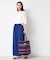 【マシンウォッシャブル・A4収納可】ランダムボーダーニットBAG