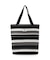 【マシンウォッシャブル・A4収納可】ランダムボーダーニットBAG