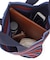 【マシンウォッシャブル・A4収納可】ランダムボーダーニットBAG