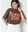ロゴ刺繍Tシャツ