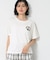 【接触冷感・洗える】チュール刺繍Tシャツ