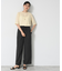 【洗える】シアーベロアトップス
