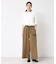 【ウエストゴム・洗える】ストレッチワイドパンツ