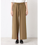 【ウエストゴム・洗える】ストレッチワイドパンツ