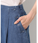 【洗える】デニムワイドマリンパンツ