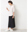 【セットアップ可/ウエストゴム/洗える】ドレープワイドパンツ