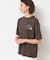 【ユニセックス・洗える】Deddy刺繍入り オーガニックコットンTシャツ