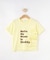 【洗える】Deddyロゴ入り オーガニックコットンTシャツ