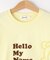 【洗える】Deddyロゴ入り オーガニックコットンTシャツ