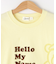 【洗える】Deddyロゴ入り オーガニックコットンTシャツ