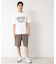 【洗える】オーガニックコットン ロゴプリントTシャツ