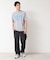 【洗える】オーガニックコットン ロゴプリントTシャツ