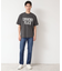 【洗える】オーガニックコットン ロゴプリントTシャツ