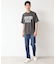 【洗える】オーガニックコットン ロゴプリントTシャツ