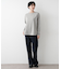 【選べる首元デザイン/洗える】クルーネックロングTシャツ