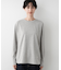【選べる首元デザイン/洗える】クルーネックロングTシャツ