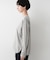 【選べる首元デザイン/洗える】クルーネックロングTシャツ