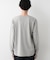 【選べる首元デザイン/洗える】クルーネックロングTシャツ