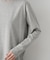 【選べる首元デザイン/洗える】クルーネックロングTシャツ