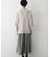 【洗える】ニットチュールドッキングワンピース