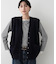 【洗える】Vネックシャギーベスト