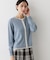 【洗える】バイカラーカーディガン