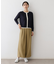 【セットアップ可・洗える】ダブルタックワイドパンツ