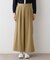 【セットアップ可・洗える】ダブルタックワイドパンツ