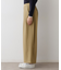 【セットアップ可・洗える】ダブルタックワイドパンツ