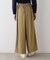 【セットアップ可・洗える】ダブルタックワイドパンツ
