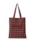 チェックトートバッグ