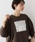 【洗える】箔プリントロングTシャツ