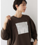 【洗える】箔プリントロングTシャツ