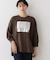 【洗える】箔プリントロングTシャツ