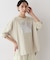 【洗える】箔プリントロングTシャツ