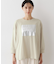 【洗える】箔プリントロングTシャツ