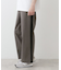 【洗える】コットンツイルサイドライン入りパンツ