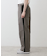 【洗える】コットンツイルサイドライン入りパンツ