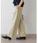 【ウエストゴム・洗える】コンフォートワイドパンツ