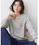 【洗える】メッセージ刺繍入りジャガードニット