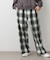 【ユニセックス/ウエストゴム】チェック柄パンツ
