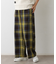 【ユニセックス/ウエストゴム】チェック柄パンツ