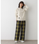 【ユニセックス/ウエストゴム】チェック柄パンツ