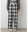 【ユニセックス/ウエストゴム】チェック柄パンツ