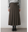 ワイドプリーツスカート