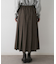 ワイドプリーツスカート